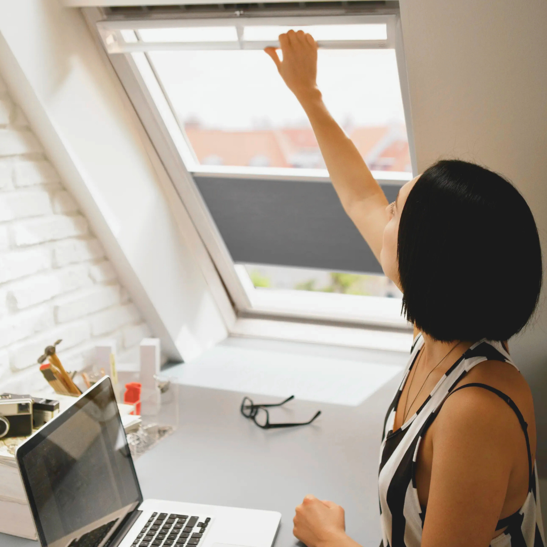 Plissee für Wintergärten und Dachfenster