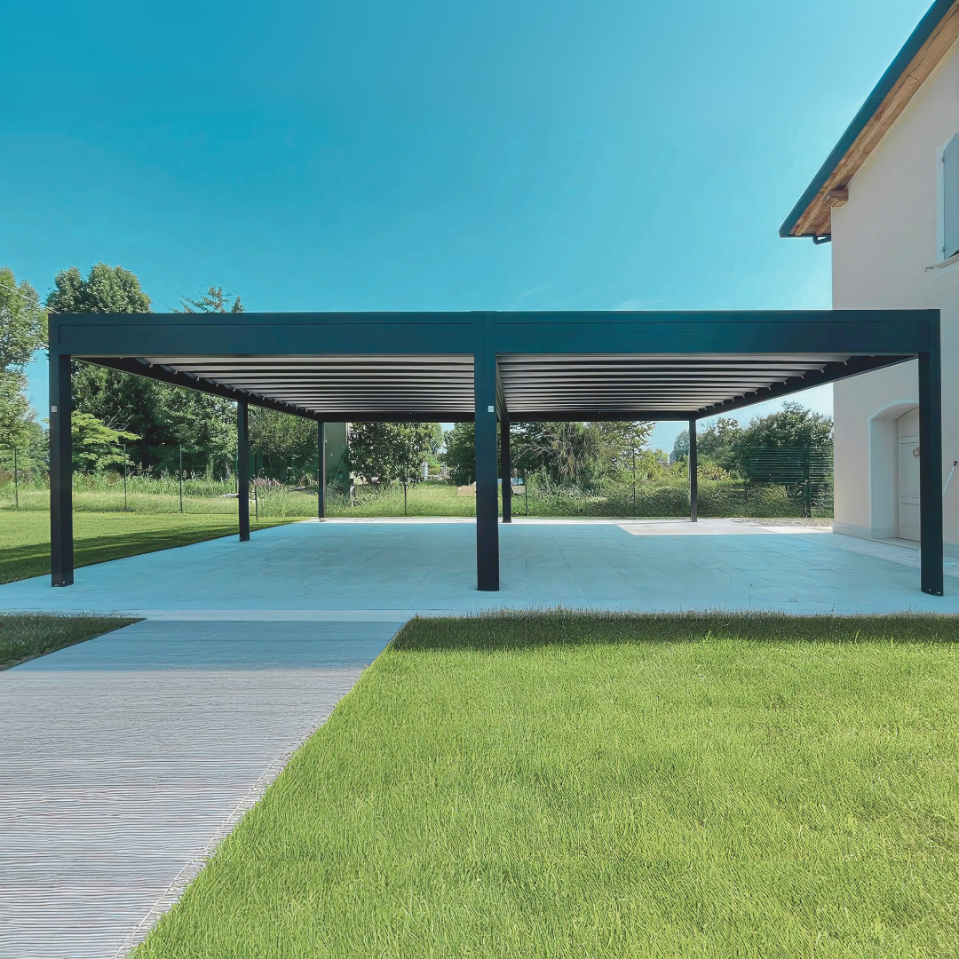 Arcadia K - the pergola with sliding PVC cover