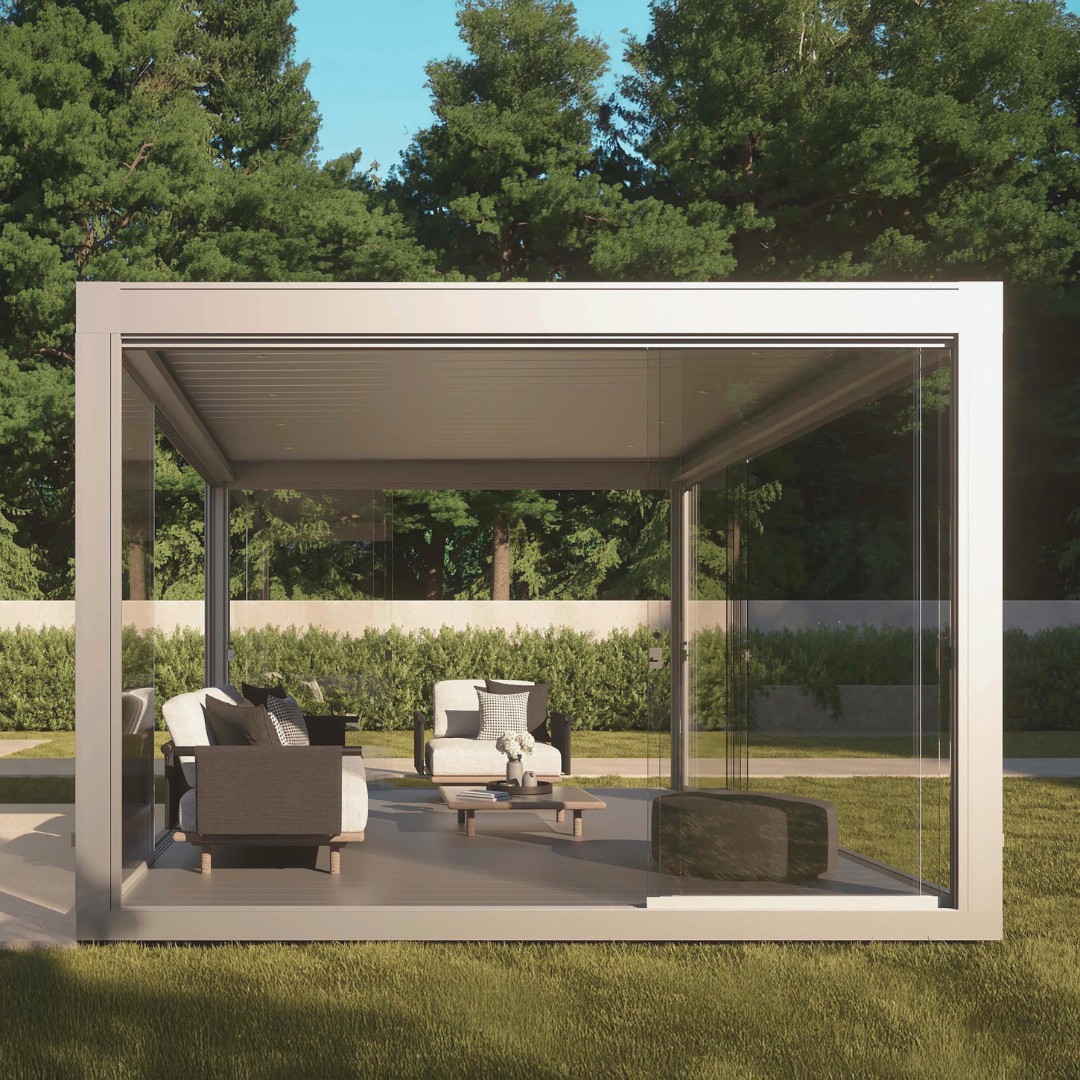 Eclissi – The bioclimatic pergola with adjustable blades to enjoy the outdoors, in every season