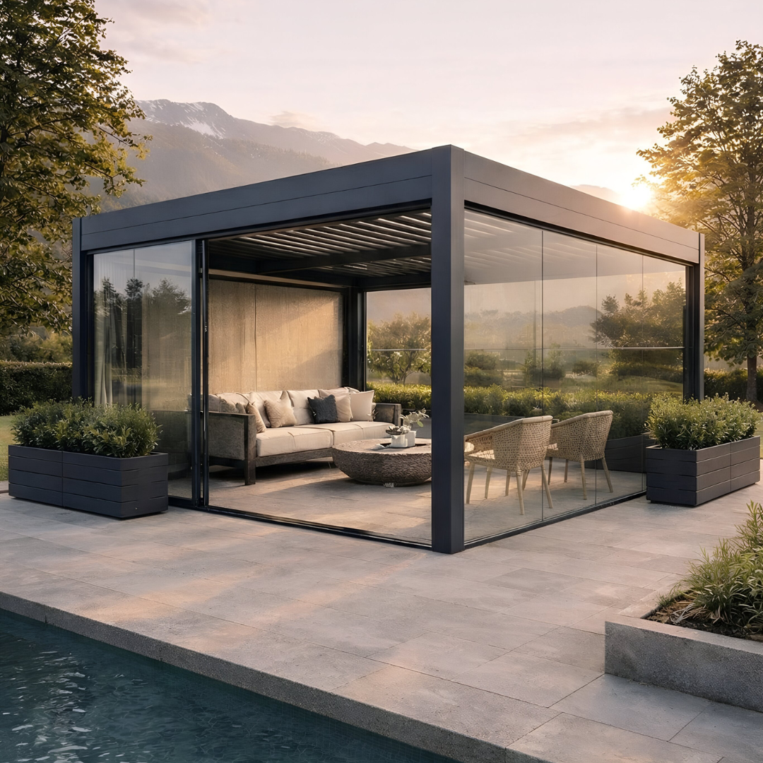 Eclissi – La pergola bioclimatica a lame orientabili per goderti l’outdoor, in ogni stagione