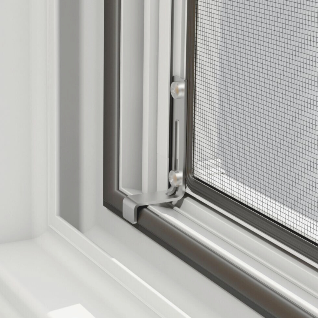 Fixed mosquito net for doors and windows
