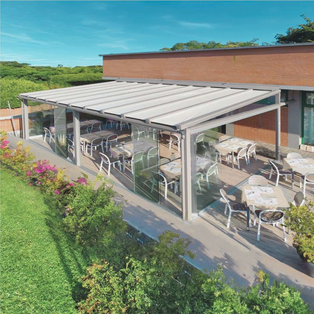 StoffGarten Aluminium Lean-to Veranda