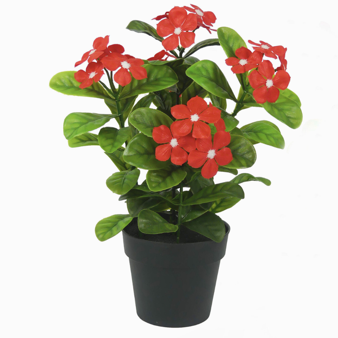 Red Glass Flower