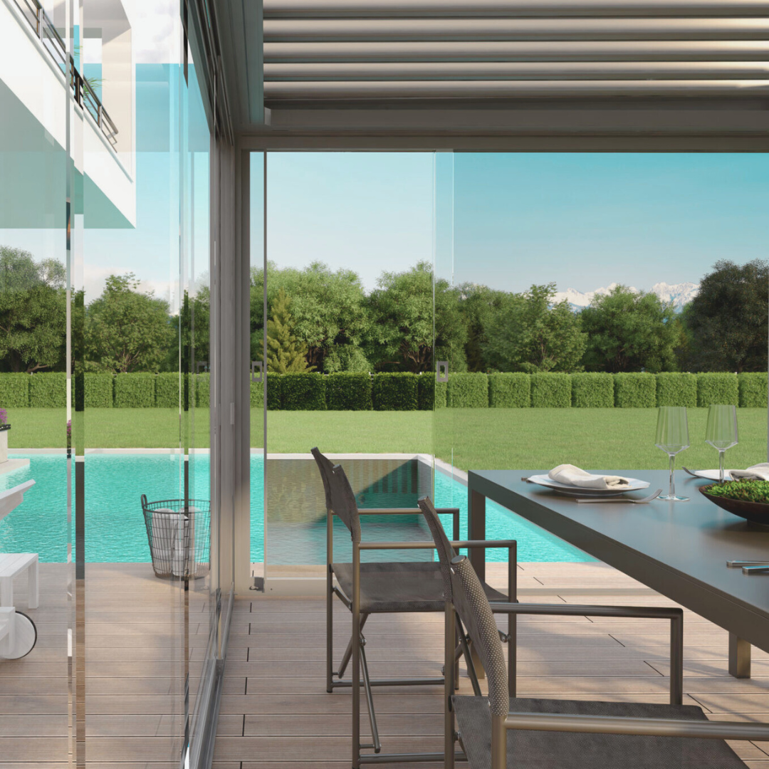 Panoramic Sliding Windows – Maximum transparency and protection