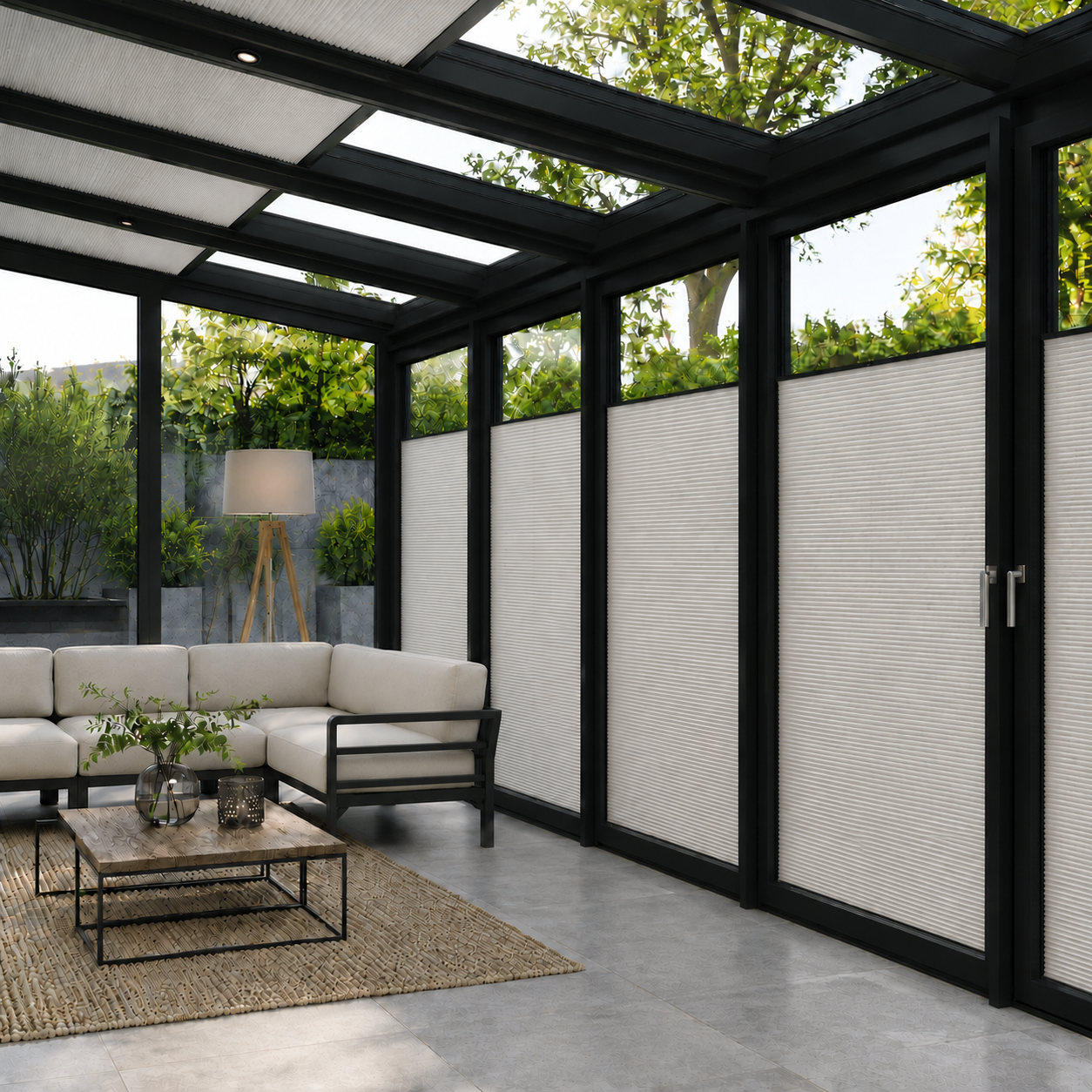 Tenda plissé Wintergarten e lucernari
