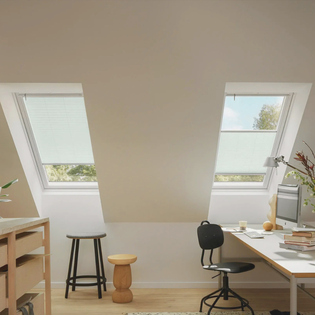 Plissee für Wintergärten und Dachfenster