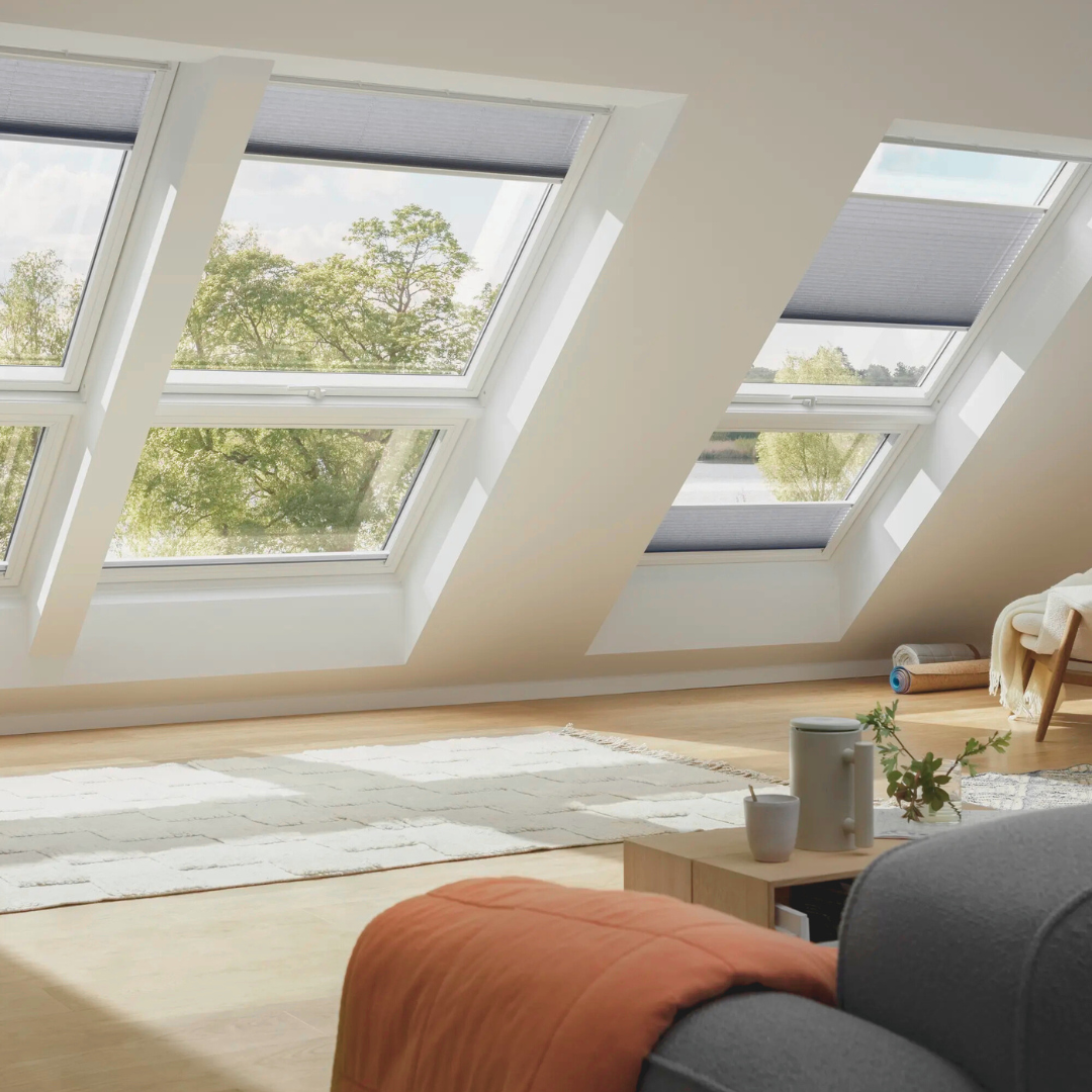 Plissee für Wintergärten und Dachfenster