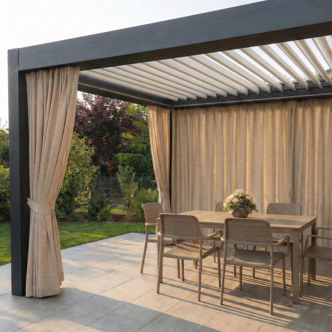 Eclissi – The bioclimatic pergola with adjustable blades to enjoy the outdoors, in every season