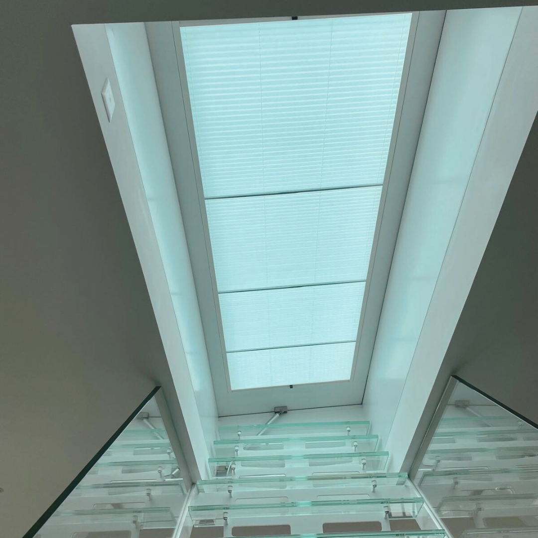 Wintergarten and Velux pleated blind