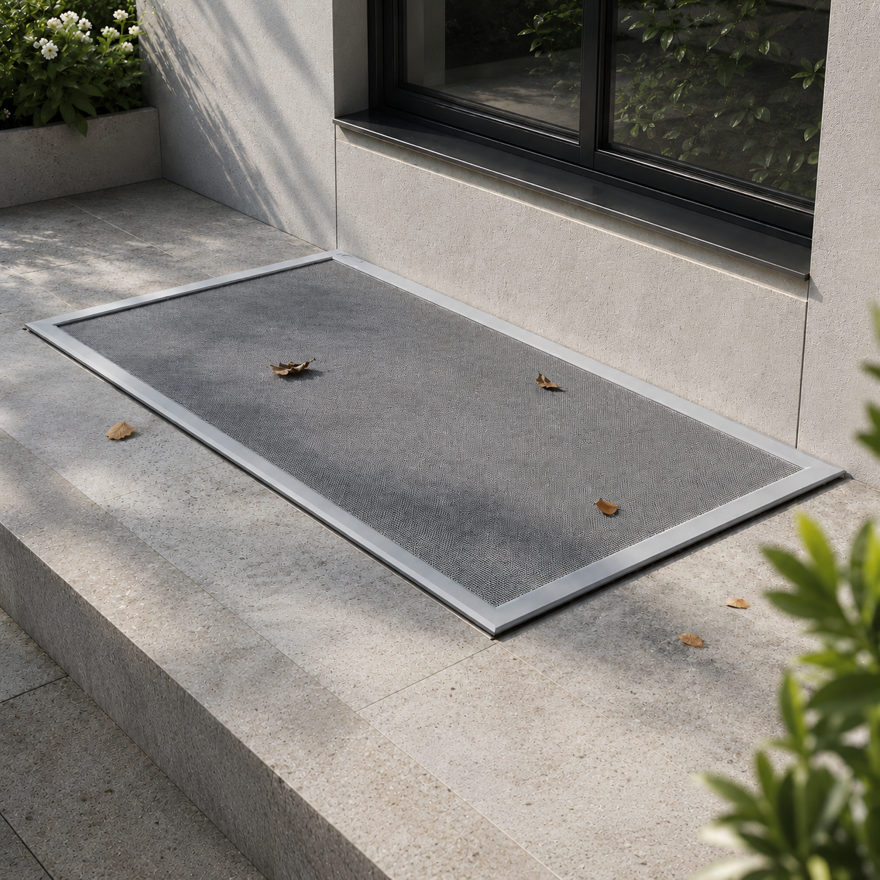 Leaf guard for light wells